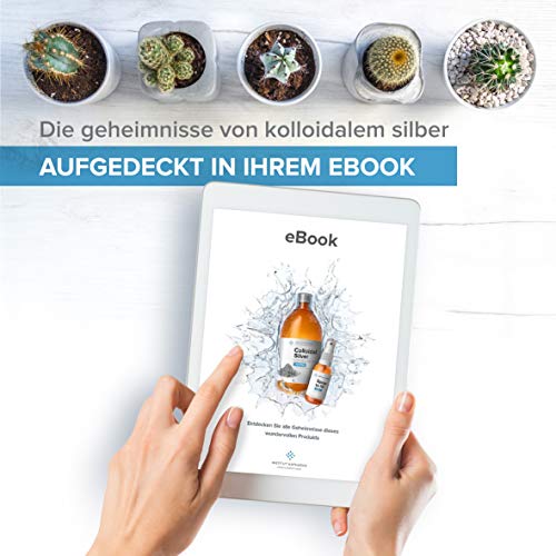 Kolloidales Silber Spray 100mL | 100% natürlich 40 PPM | Hohe Konzentration, kleinere Partikeln, höhere Wirksamkeit | Made in the EU.