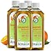 Produktbild AlmaWin® Orangenölreiniger ÖKO [4x 500ml] ideal als starker Allesreiniger & Fettlöser - Veganes Orangenreiniger Konzentrat in recycelter Flasche - Besonders ergiebiger Orangenöl Reiniger