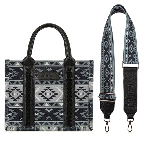 Image of Wrangler Aztec Tote Bag for Women Boho Shoulder Purses and Handbags