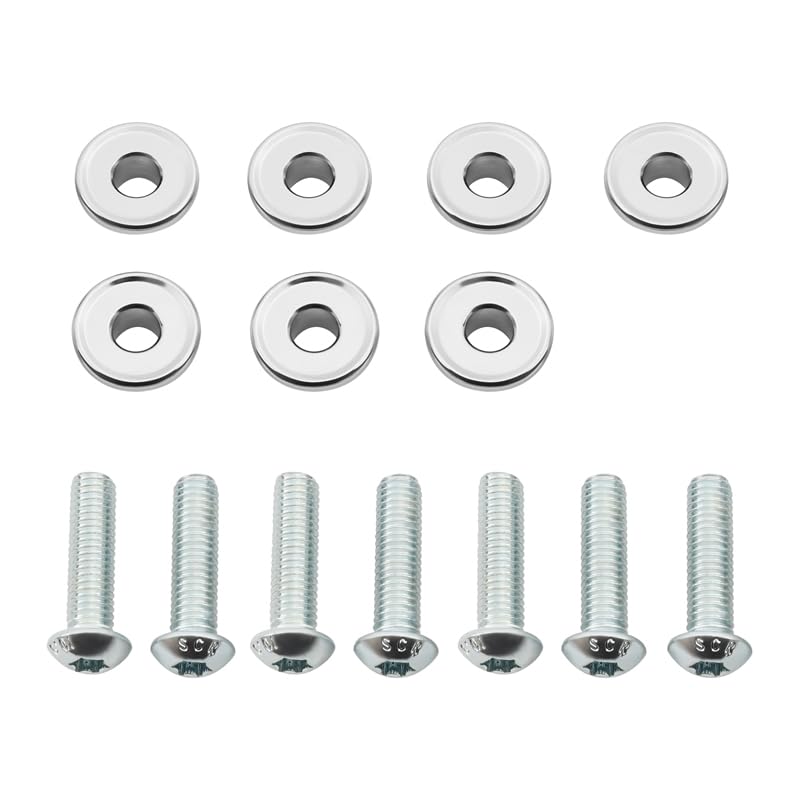 Miniatura 3 de TCT-MOTORPARTS Pernos de rotor de freno de disco delantero aptos para Harley Road King Street Glide 2009-2023