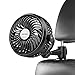 Produktbild Auto Ventilator, USB Kfz Lüfter mit 3 Geschwindigkeiten 360 Grad Drehung Lüfter an Kopfstütze des Autositzes für SUV RV Truck Van Fahrzeuge