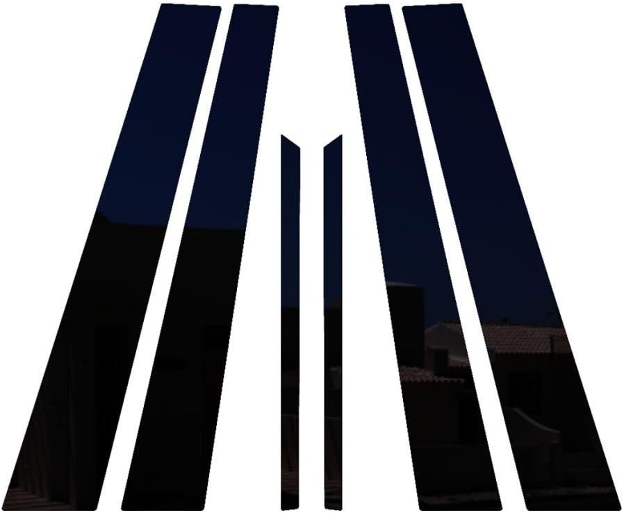 Ferreus Industries Piano Black Pillar Post Trim Cover fits: 2003-2007 Honda Accord 4 Door Sedan PIL-017-GB