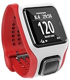 TomTom GPS Sportuhr Multisport Cardio, Red/White, One Size, 1RH0.001.03