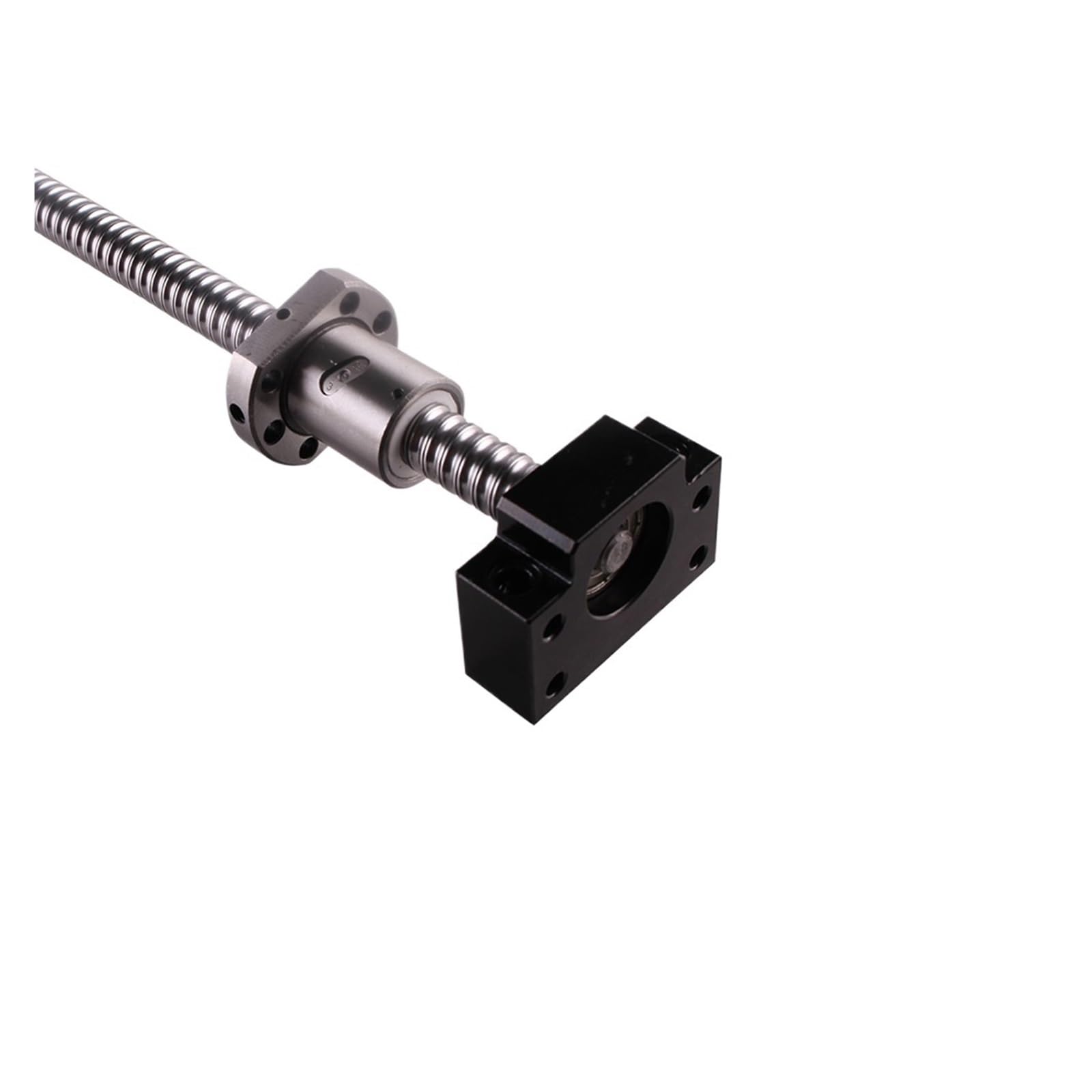 Metal Ball Screw nut SFU1605 250-950mm Rolled Ball Screw C7 with End Machined+1605 Ball Nut+Nut Housing+BK/BF12 End Support Set(700mm)