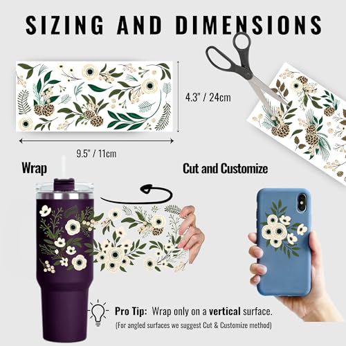 Winterfloraluvdtfuvdtfcupwrapsfor16ozfloralcupwrap6sheetsholidayuvdtffloraldecaluvdtfdecalspermanentvinyldecalwinterbotanicals  Urban Country Home Decor Winter floral uv dtf uv dtf cup wraps for 16 oz floral cup wrap 6 sheets holiday uv dtf floral decal uv dtf decals permanent vinyl decal winter botanicals  urban country home decor