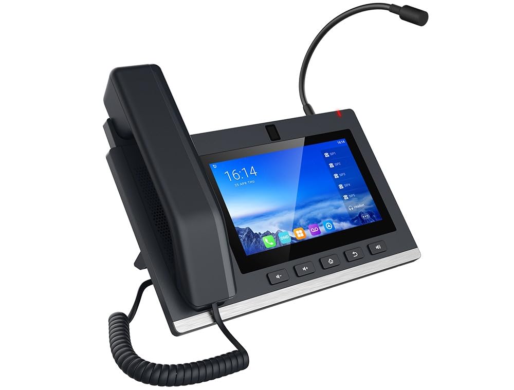 Fanvil A308i Videotelefono IP, Display Touch 7 Pollici, 116 Tasti DSS, Microfono Gooseneck, Android