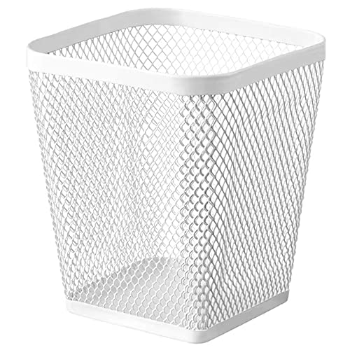 Image of IKEA DRONJONS Metal Mesh Container Storage for All Types of Smaller Items Like Pens, Hair Bands, Make-Up and Hobby Accessories, White
