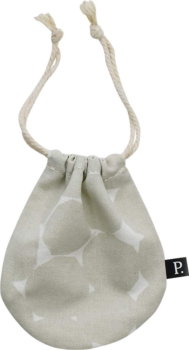 Amazon.co.jp: 現代百貨 Pikku ミニ巾着 GY ドット A394GY : 文房具