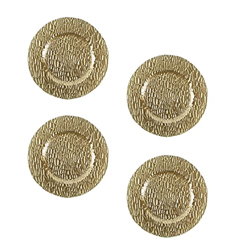 Platos de carga Frankford juego x4 13" dorado miniatura 3
