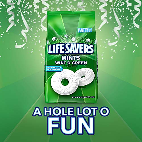 Image of Life Savers Hard Candy, Wint-O-Green, 50 oz