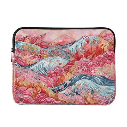 Funda para portátil 13-14 pulgadas impermeable rosa