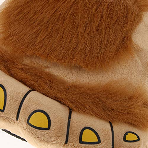 NEWMIND Furry Adventure Chinelos Chinelo Sapatos de Pelúcia Novidade Unisex Costume