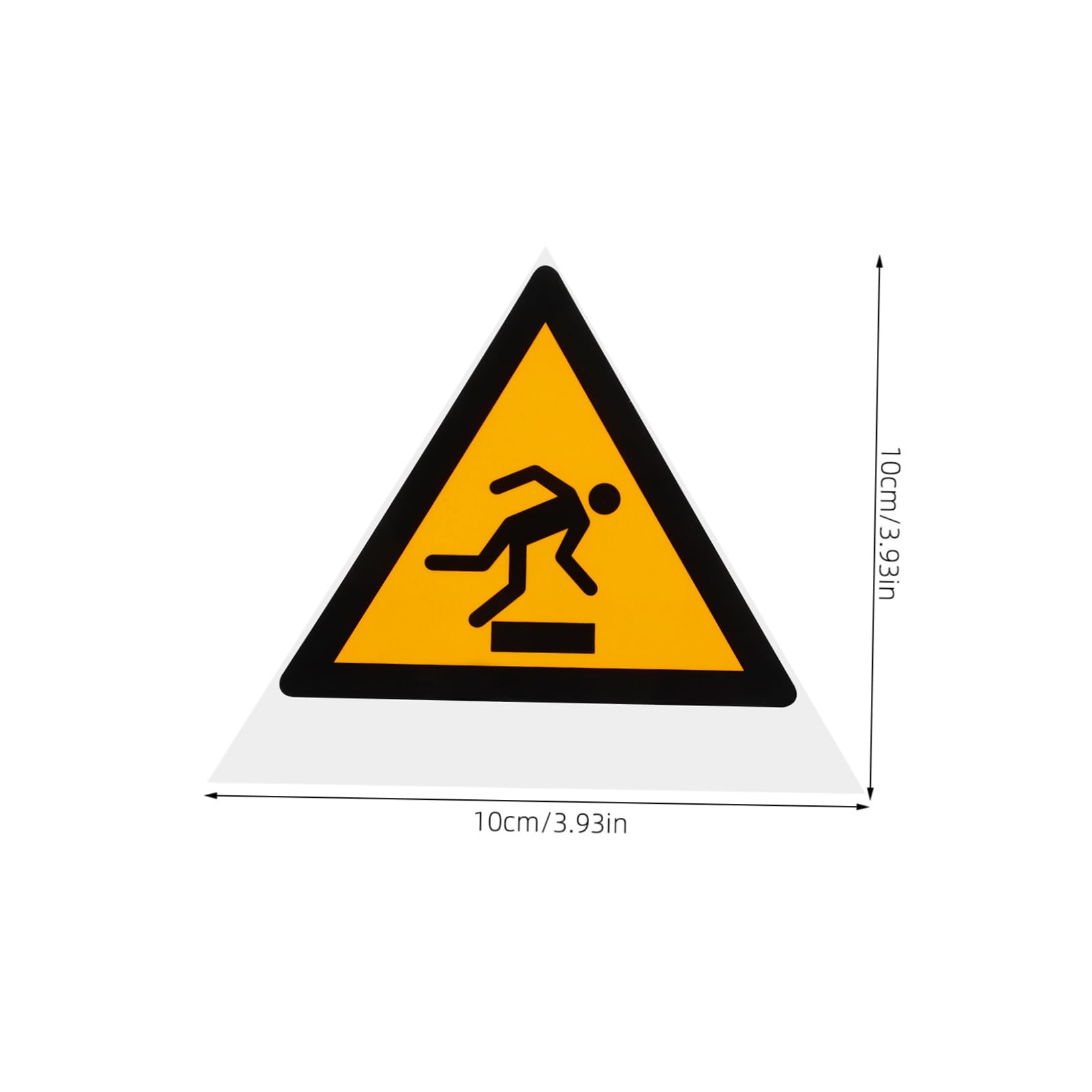 Cabilock Caution Tripping Hazard Sign Safety Floor Decal Watch Your Step Adhesive Warning Sticker
