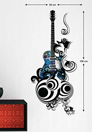 Decals-Design-Guitar-Passion-PVC-Vinyl-Wall-Decal-70-cm-x-50-cm-x-70-cm-Multicolour