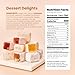 Liberty Orchards, Dessert Delights - Fruit and Nut Candies - Turkish Delights Lokum Candy - Natural, Vegan, Gluten-Free - 10 Oz.