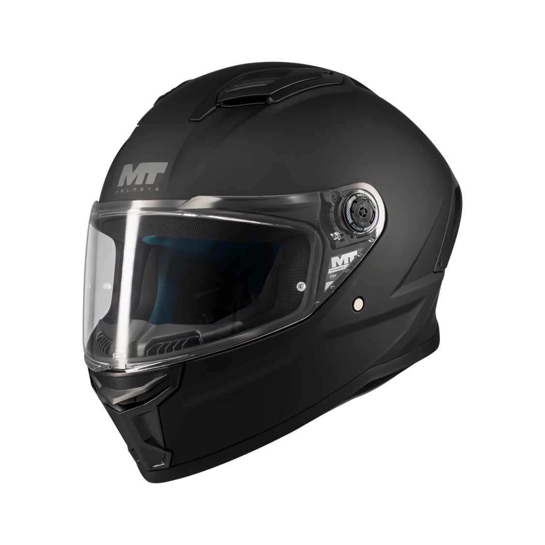 MT Helmets Stinger 2 – Casco Moto Integral Deportivo con Pantalla Antivaho Compatible con Pinlock, Visor Solar Full Vision, Interior Lavable y Calota HIRP | Homologado ECE 22.06 & DOT