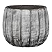 Scheurich Runa, Blumentopf aus Keramik, Farbe: Washed Grey, 22,57 cm Durchmesser, 19,5 cm hoch, 13 l Vol.