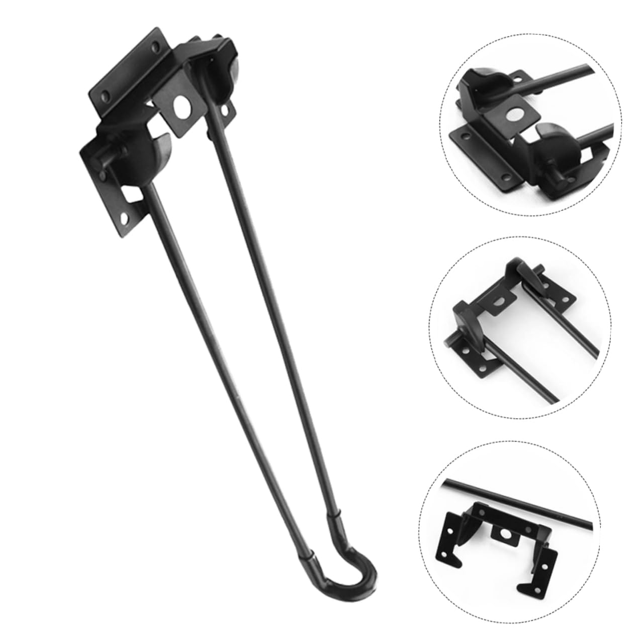 4 Stück Klappbare Beine für Möbel aus Schwarzem Eisen Multifunktionale Klappbeine für Gartentisch und Schreibtisch Stabile Metall Couchtischbeine für Verschiedene Tische
