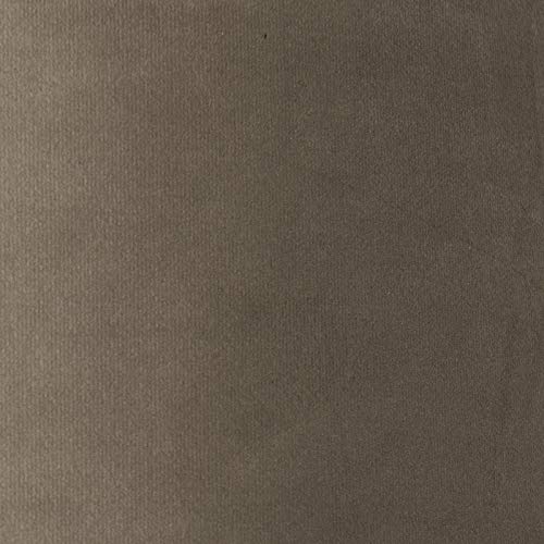 Qazqa classic-antique Lampenschirm - Cilinder Velours - Taupe, supports-e27, diameter 35 centimeter