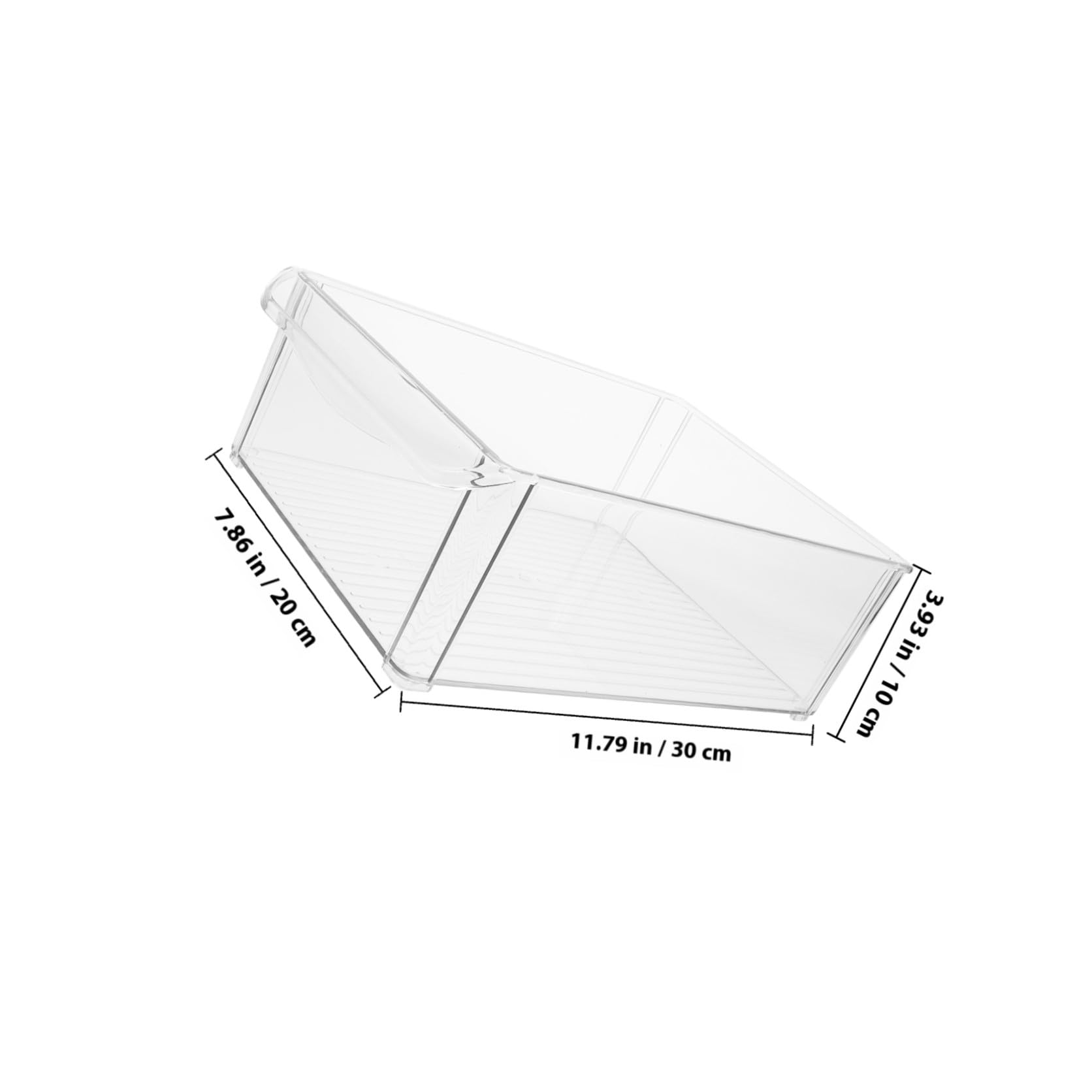 COLLBATH Caja Organizador Para Refrigerador Apilable Contenedor De Alimentos Tapa Material Seguro Diseño Transparente Adecuado Para Frutas y Verduras Uso Cocina 1 Unidad