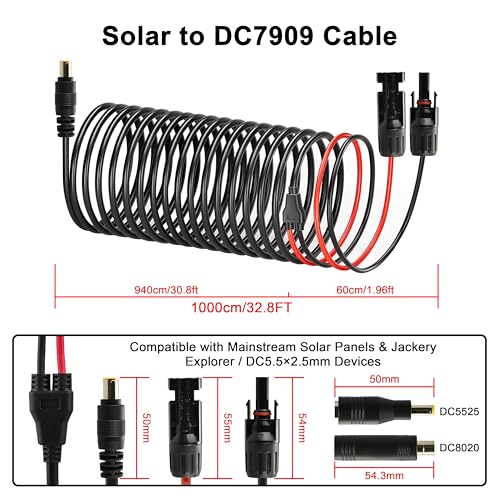 Câble solaire double isolation rouge et noir pour rallonge de panneau - 3