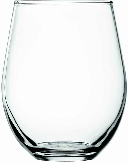 Anchor Hocking Stemless Red Wine Glasses Kitchen Essentials, 20 Oz