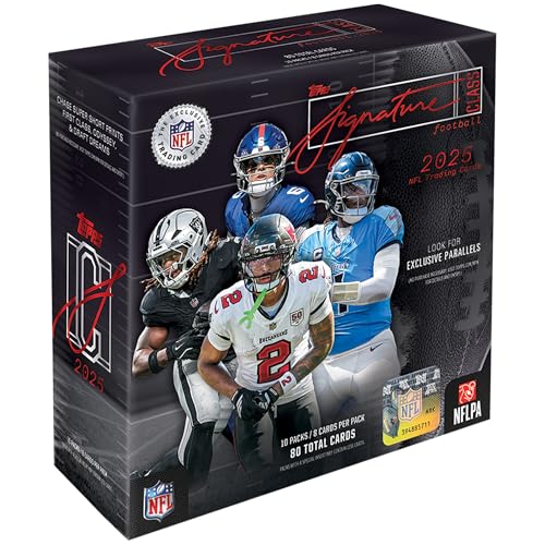 2025 Topps Signature Class Football - Factory Sealed - Mega Box