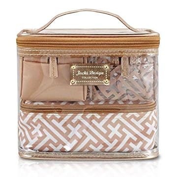 Kit Necessaire Abc17381-Do, jacki design, Dorado, Tamanho único