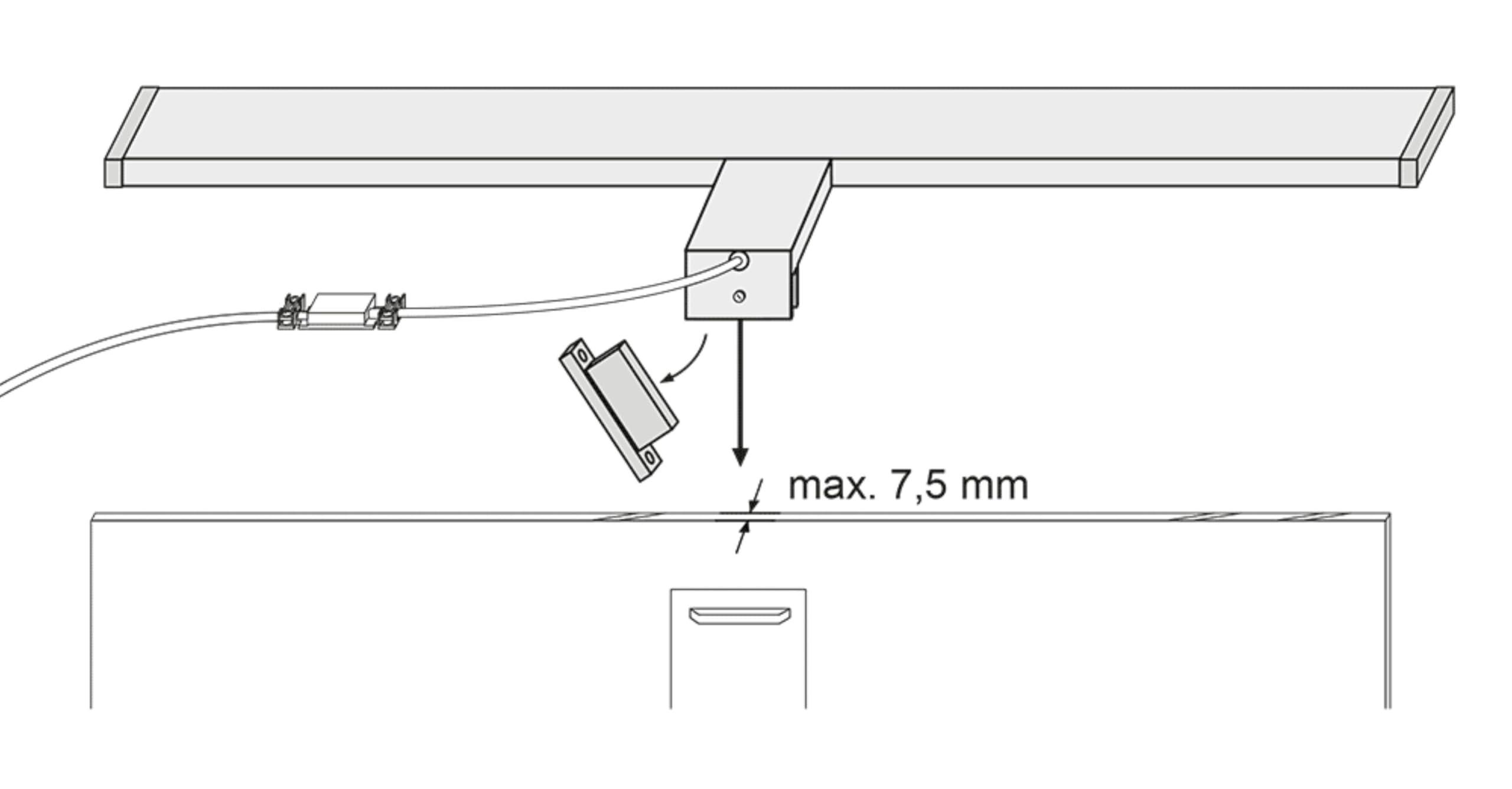 SEBSON® LED Lampe Miroir Salle de Bain 120cm, Lumière de Surface + Lumière de Serrage, IP44, Blanc Neutre 4000K, 15W, 1500lm - 1200x98x44mm | 1500 lm blanc neutre 4 000 K, IP44 - 1200 x 98 x 44 mm