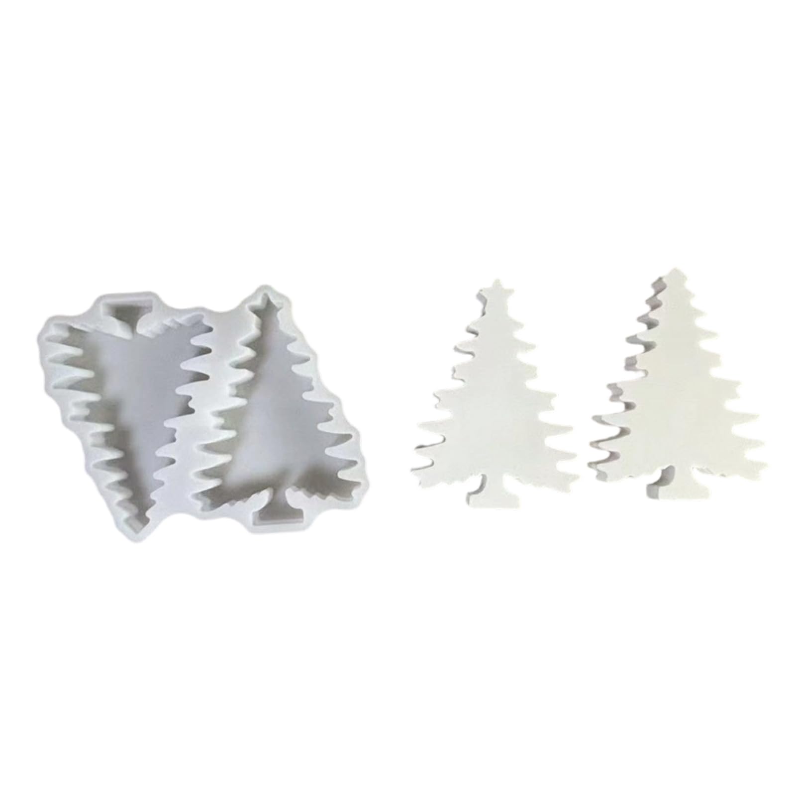 Christmas Tree Silicone Mold Xmases Tree Resin Casting Mold for Making Christmas Ornament Molds Molds for Making
