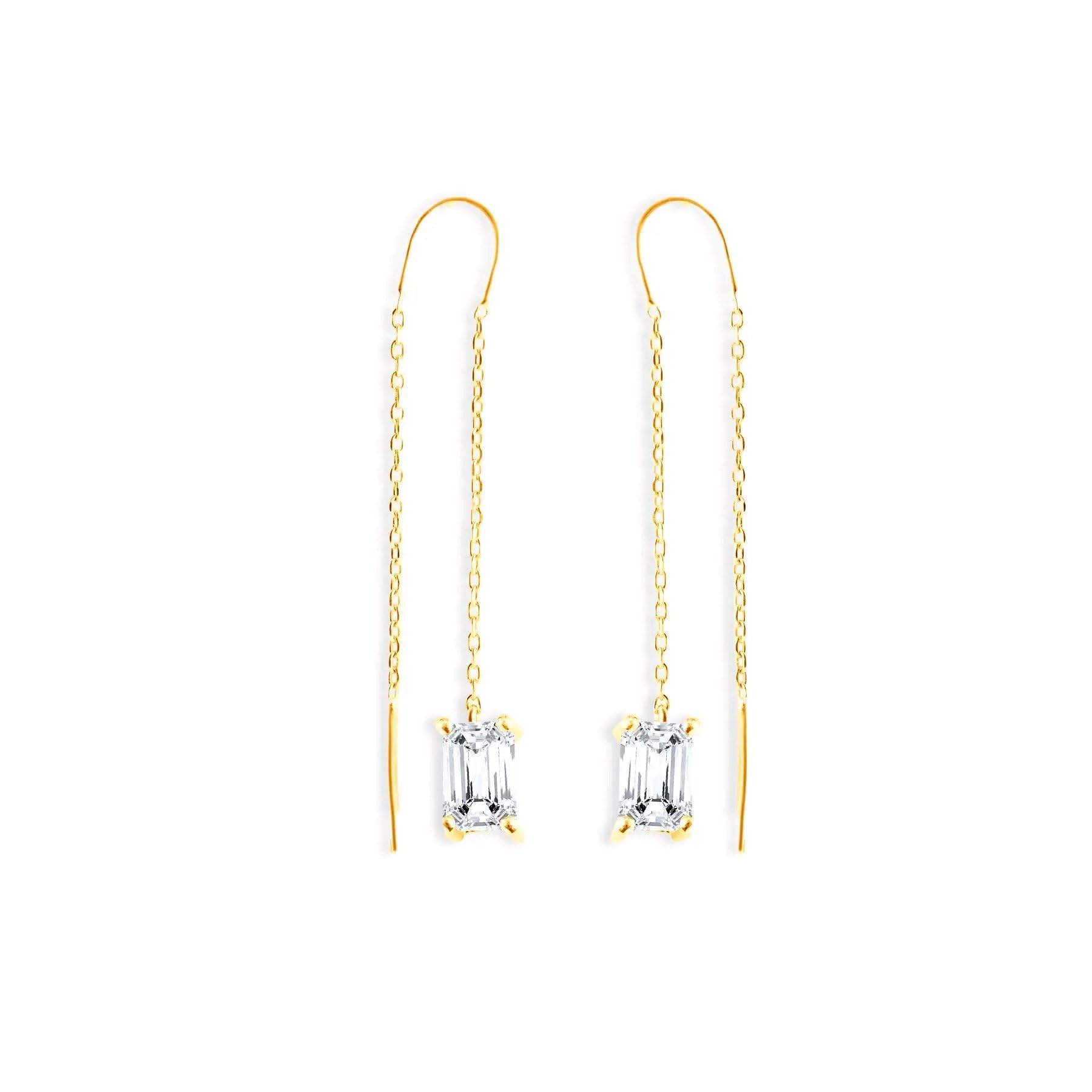 See full amazon price history chart for MABEL 925 Sterling Silver, 18 Kt Gold Plated Baguette Threader Earrings, Fine Jewellery Gifts for Women & Girls, Assured Purity & 6 Month Warranty* MABEL 925 Sterling Silver, 18 Kt Gold Plated Baguette Threader Earrings, Fine Jewellery Gifts for Women & Girls, Assured Purity & 6 Month Warranty* (B0CV1FXYXK) Amazon Price History, Amazon Price Tracker
