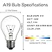 Hrsovii A19 Clear Incandescent Rough Service Light Bulb, 100 Watt Incandescent Light Bulbs, A19 100 WATT Bulbs ，100 Watt, 2700K Soft White, E26 Medium Base, 110-130V (2 Pack)