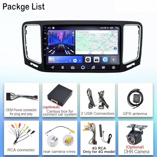Pantalla Carplay para Volkswagen Sharan 7N 2012-2018 con Android Auto y Mirror Link 7
