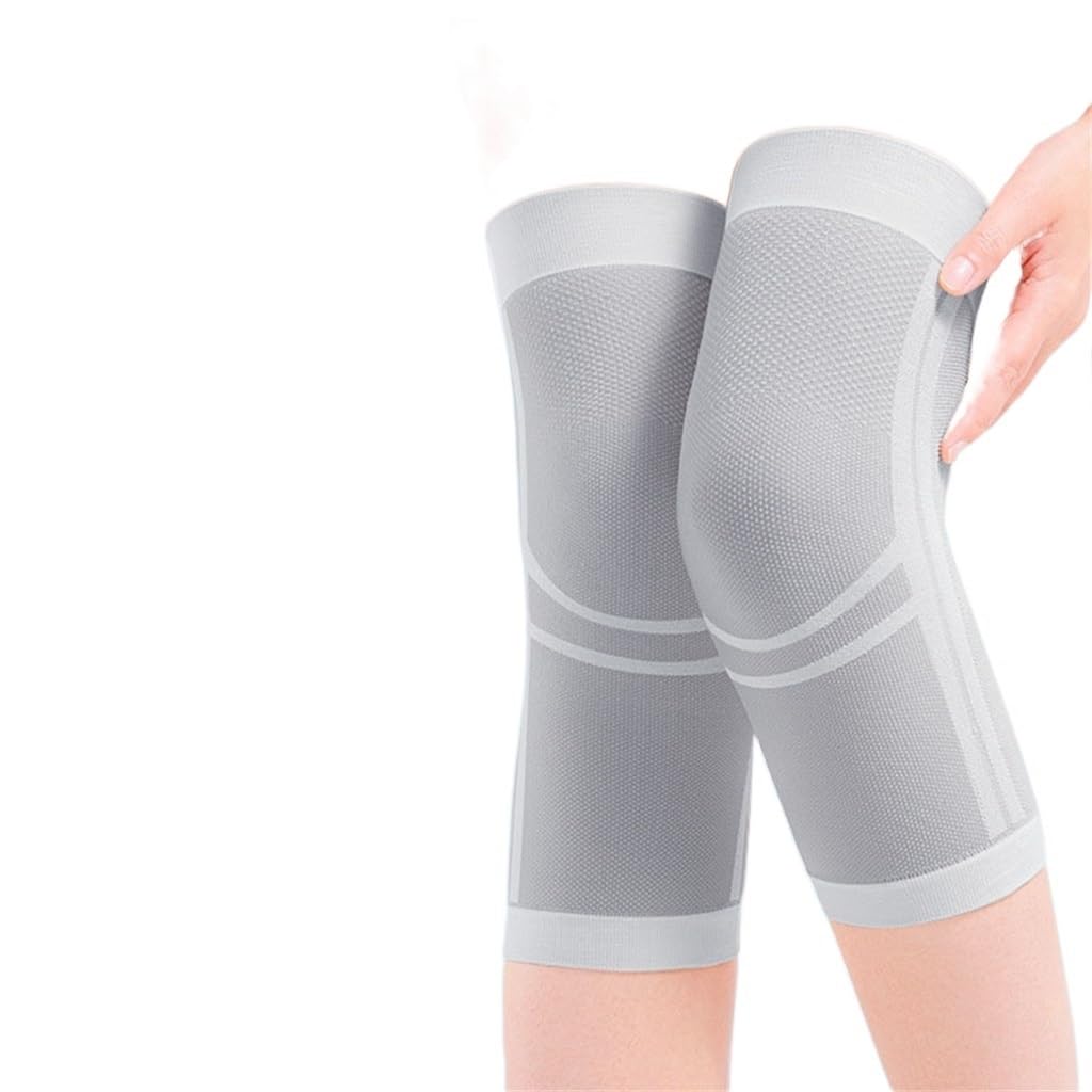 JFDBGU Rodilleras de Piel Suave, Finas y Ligeras, no voluminosas, cálidas y elásticas for Las piernas for Hombres y Mujeres.(3-Pack,Medium)
