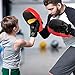Odoland 2-in-1 Kids Boxing Gloves and Punching Mitts Set, Boxing Mitts Focus Pads, Youth Boxing Fight Gloves Equipment for Taekwondo, Kickboxing, Karate, Muay Thai, MMA Training