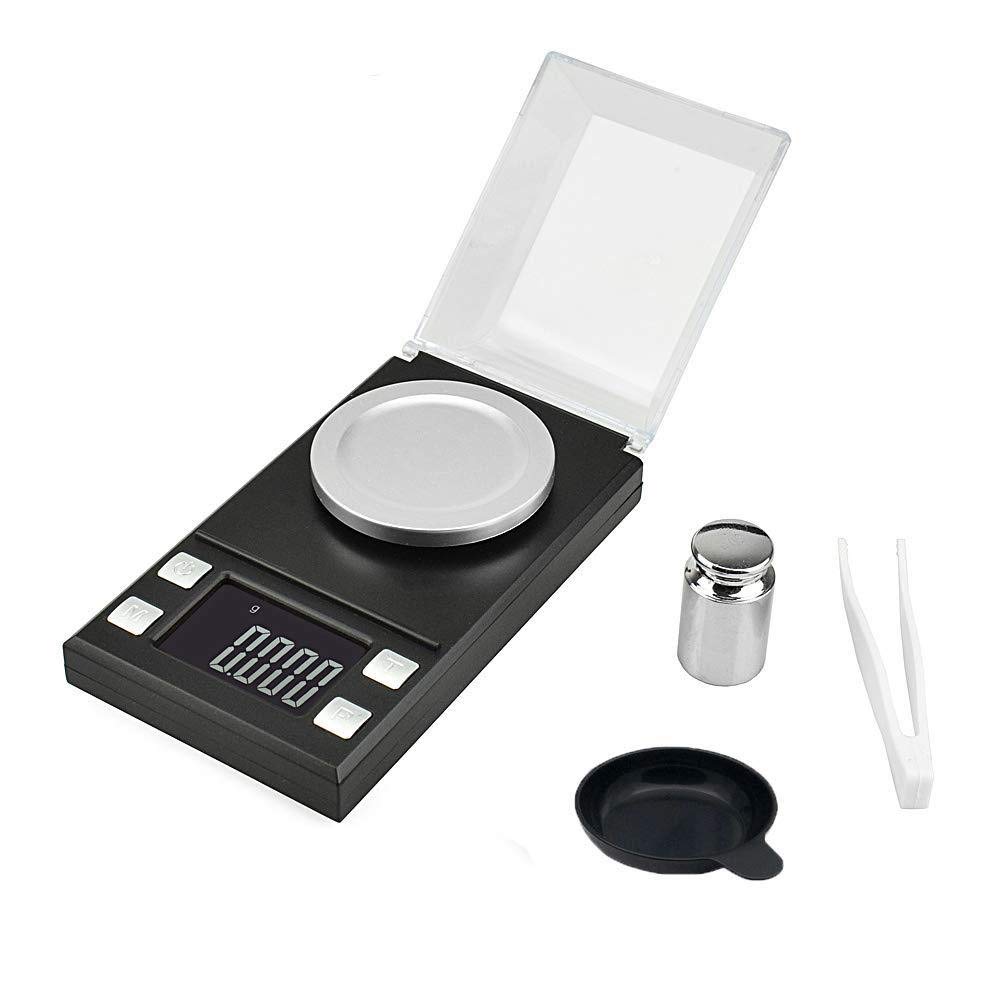 100g/0.01g、1kg/0.1g LCD Digital Pocket Diamond Jewelry Gold Gram Balance Weight Scale Measuring Tools (50g/0.001g)