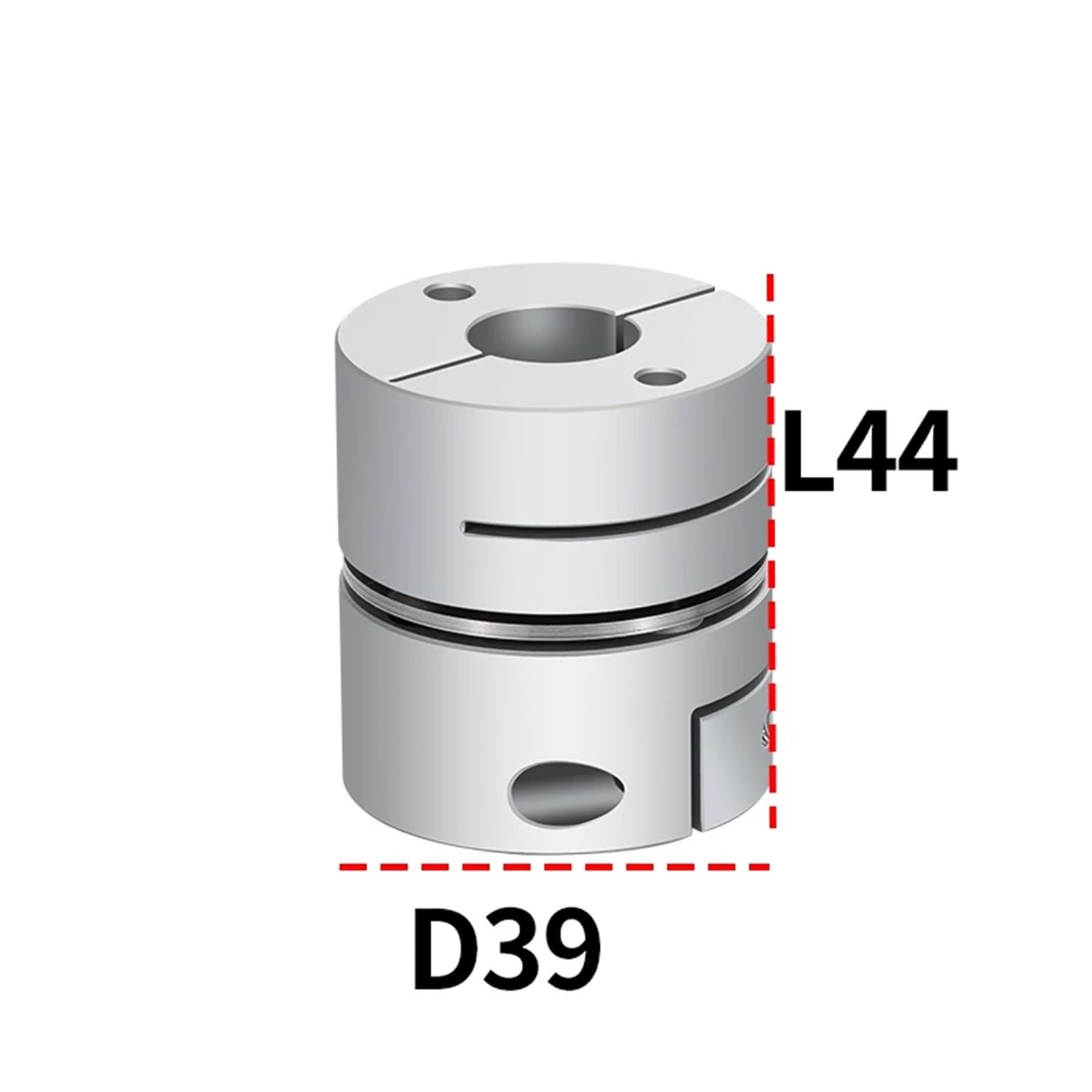 Giunto for albero D39L44 Giunto a membrana singola Connettore elastico D39mm L44mm Vite a ricircolo di sfere Passo Servomotore Encoder Computer(Customizing)