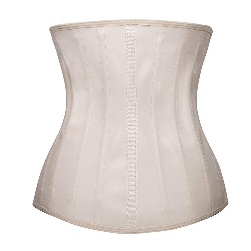Women's Underbust Latex 25 Steel Boned Waist Trainer Cincher Corset Body Shaper