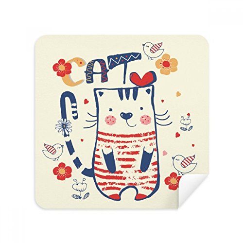 Téléphone écran cleaner en suède avec motif oiseau mignon pour le bureau et la maison