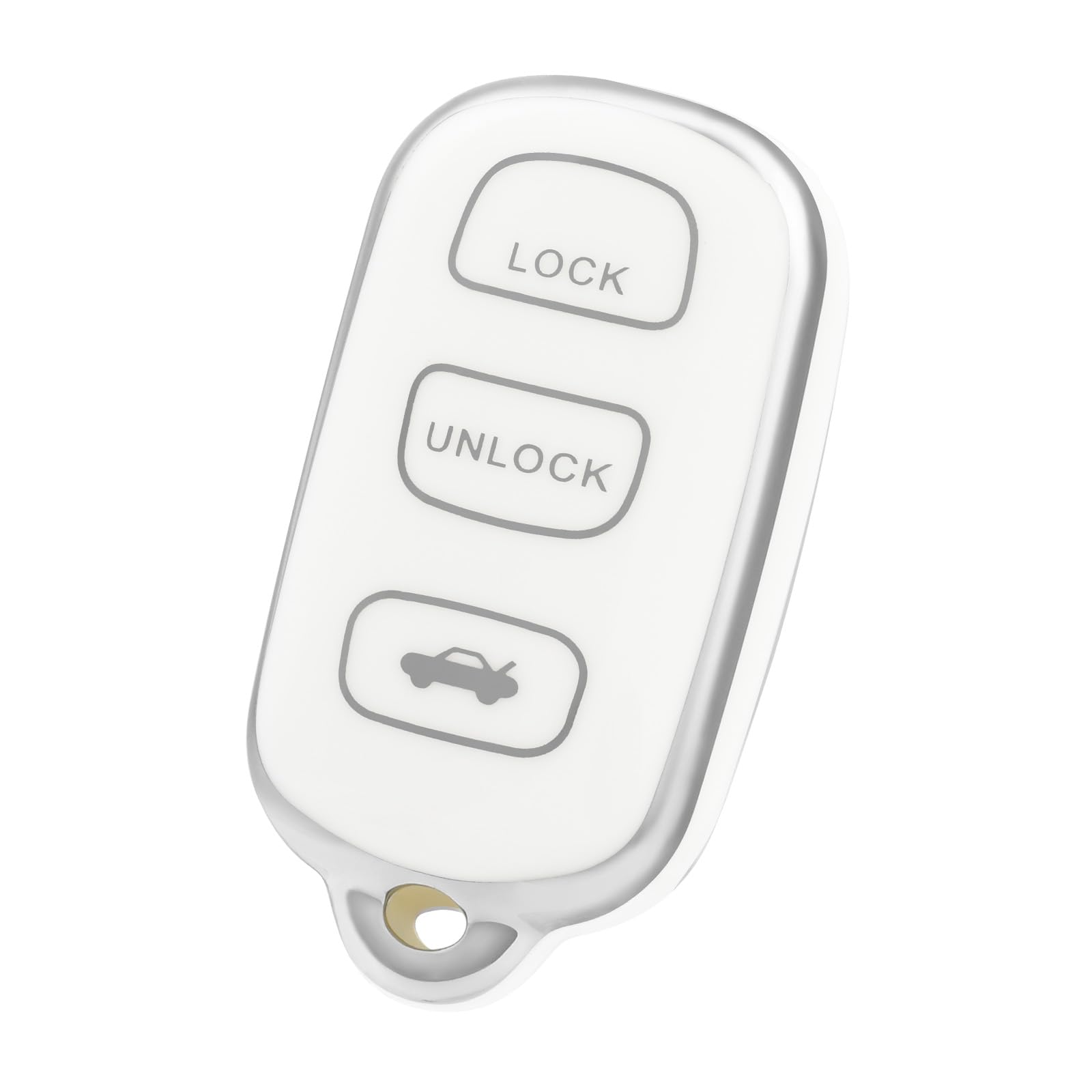 OFF WE GO for Toyota Key Fob Cover, Soft TPU Protection Key Fob Case Compatible with Toyota Avalon Camry Solara Matrix Vibe Smart Remote Car Key