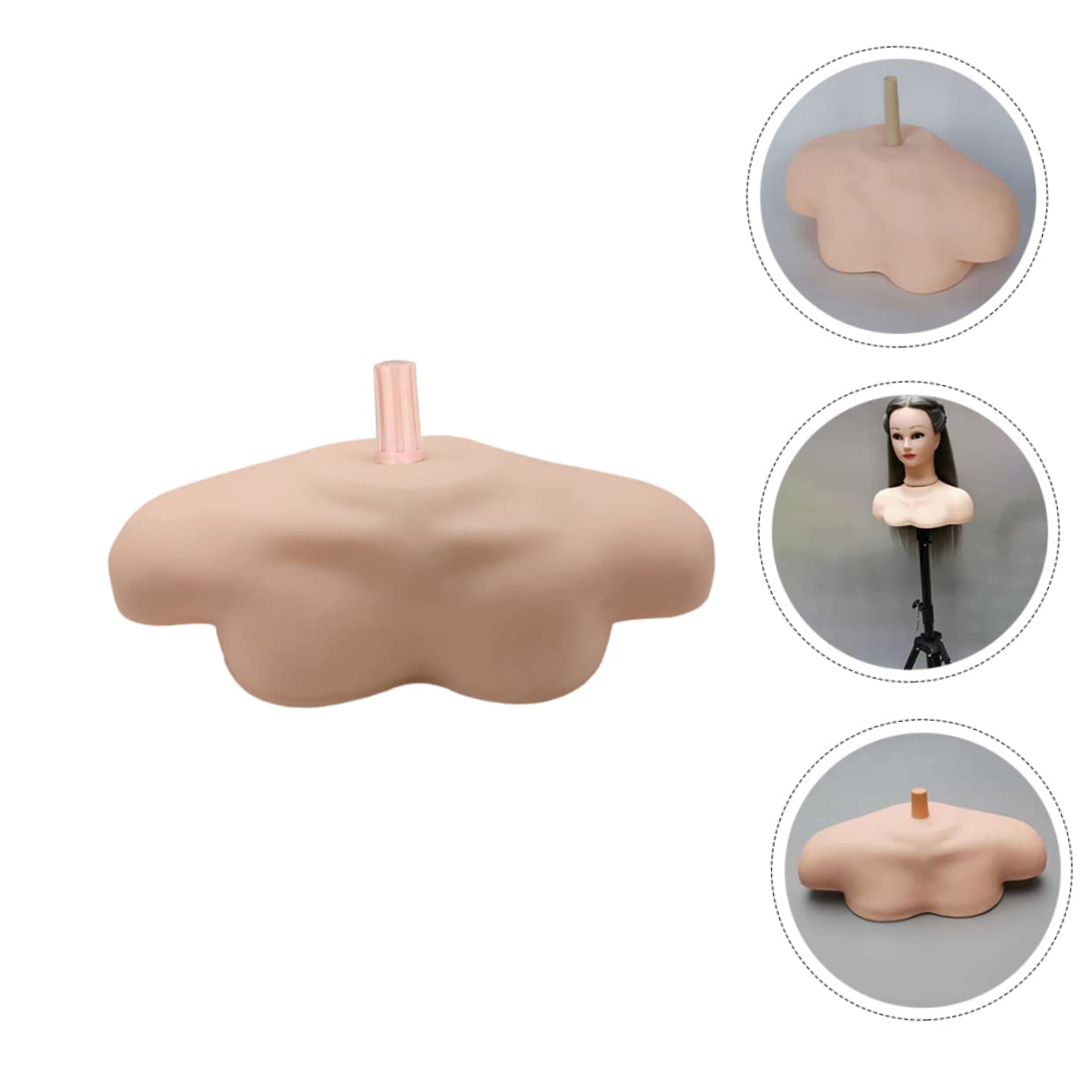 Alipis 1 Pièce Épaule Simulé pour Salon de Coiffure Support Pratique pour Démonstration Formation