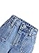Ltvoo Toddler Boys Cargo Denim Pants Elastic Waist Straight Wide Leg Baggy Jeans Casual Loose Kids Clothes for 6M-3Y (6-9M)