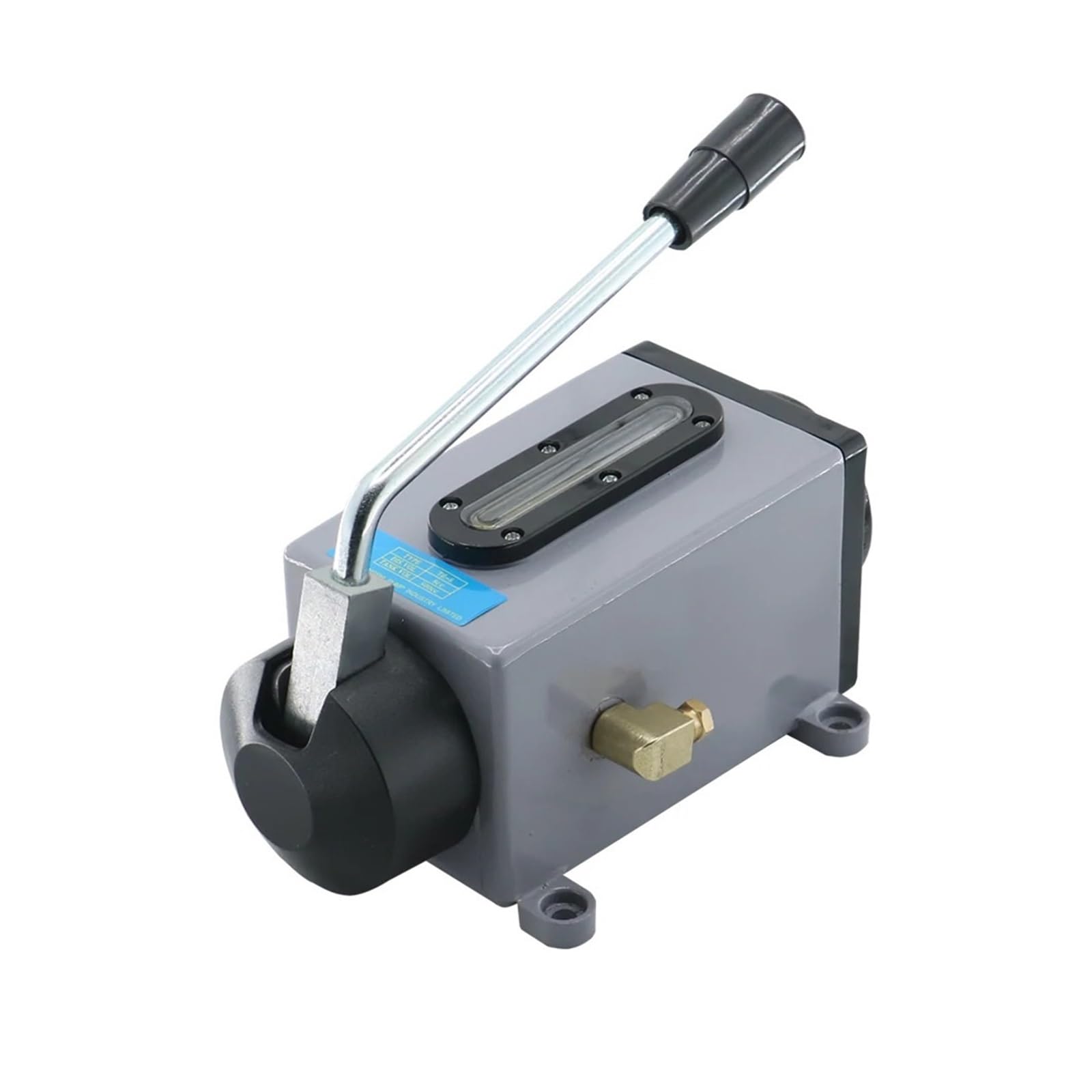 LNHHG Y-8 Lubrication Manual Oil Pump Manual Oil Injection Machine 0.5L 500CC CNC Manual Pump/Engraving Machine Lubrication Pump(Y-8 Double)