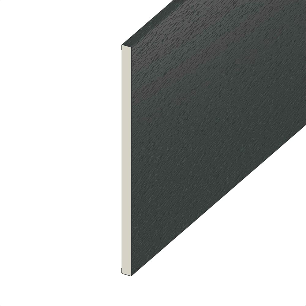 Bpoltd Anthracite/Grey 150Mm X 5M Plain Soffit Board