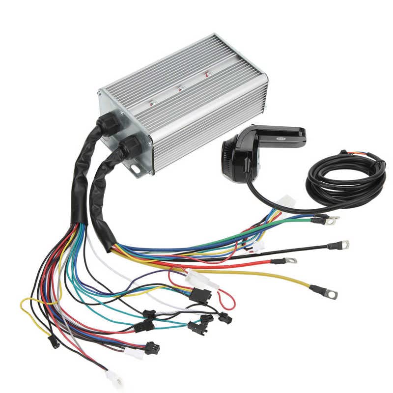 Centralina Monopattino Elettrico 4. 8V 60V 1500W. Kit di visualizzazione del regolatore della velocità motore brushless bicicletta elettrica for il motorino elettrico Accessori for la bici