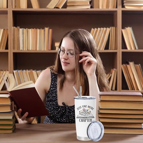 Stainless Steel Tumbler for Book Lovers - 20 Oz Gift Cup - Image 4