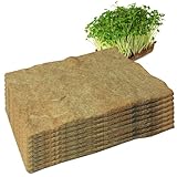 8 Stück 10 x 20 Zoll Hanfmatten für Microgreens Jute Bio-Samensprossen-Anbauset