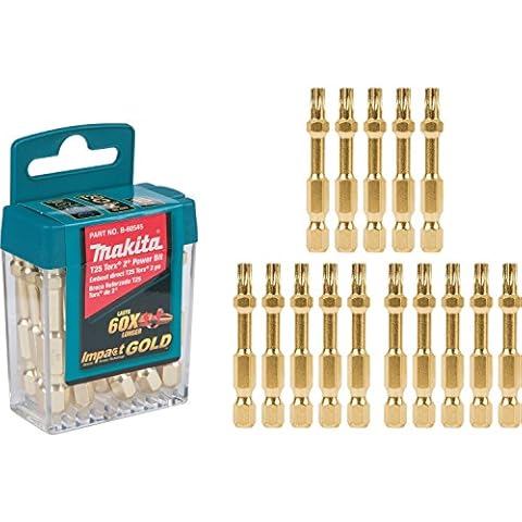 Makita B-60545 Impact Gold T25 Torx 2" Power Bit Cover