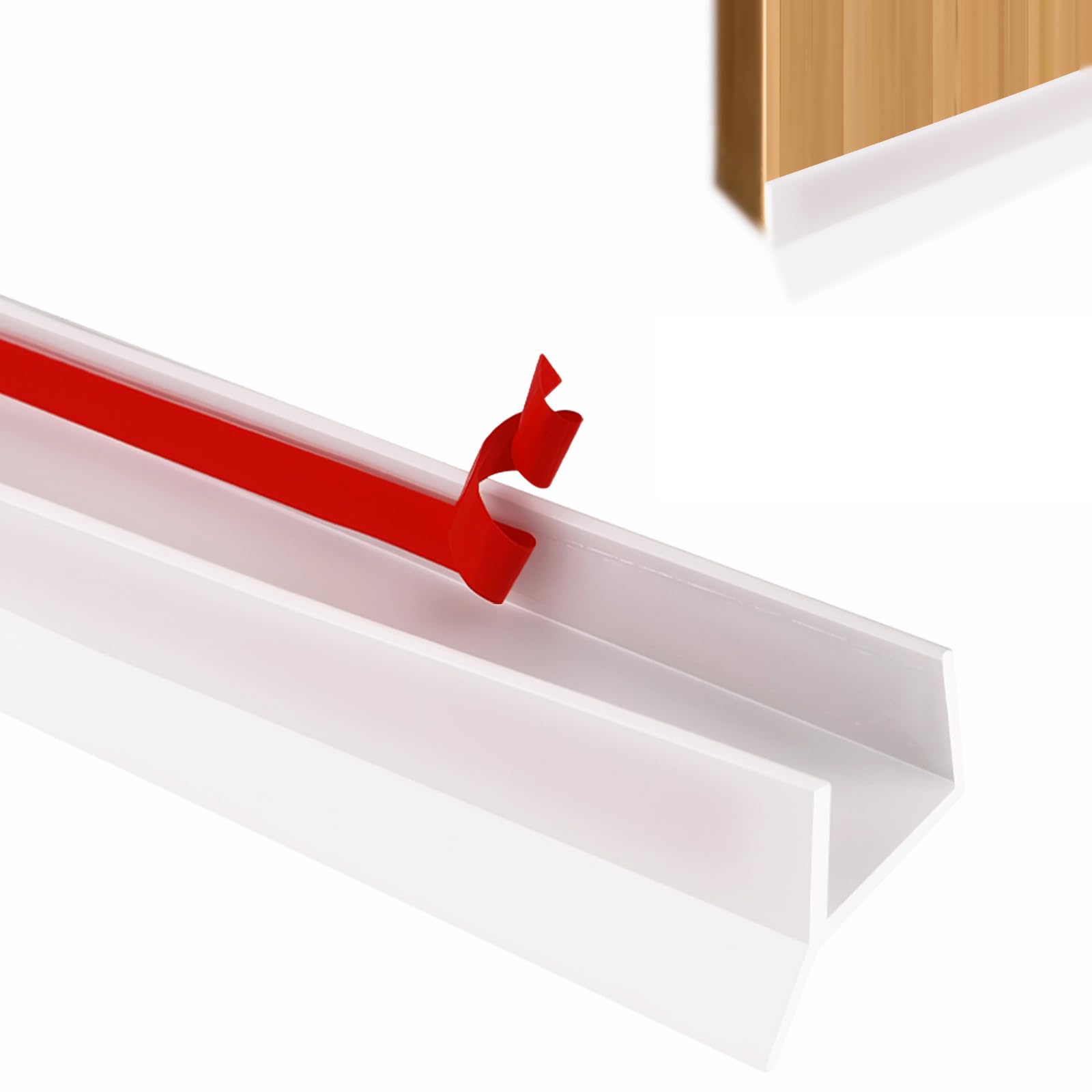 Befun 2m Kitchen Plinth Sealing Strip, Silicone Kickboard Sealing Strip