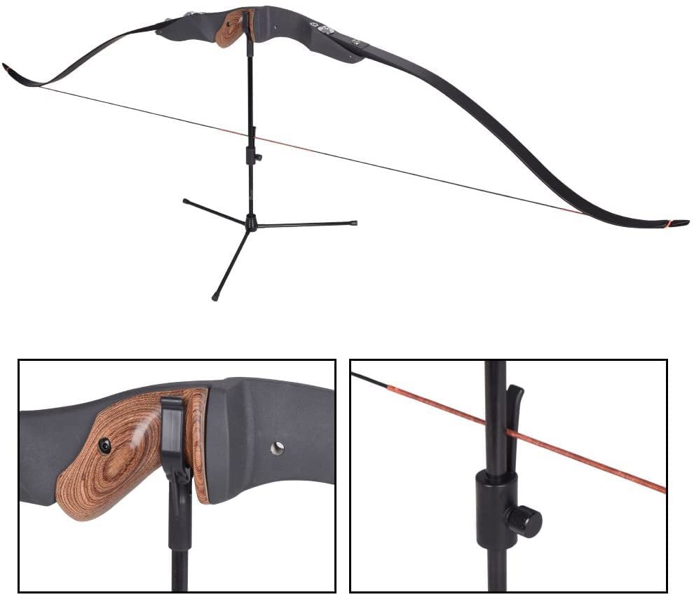 Leichter Fiberglas Bogenständer Für Recurve- Und Jagdbögen - Faltbar, Tragbar Mit Stabiler Dreiecksbasis
